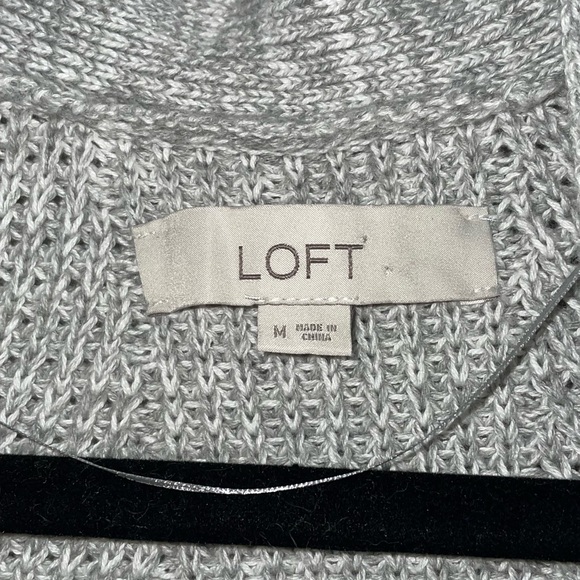 SOLD LOFT Women’s Grey Cardigan - Picture 3 of 3